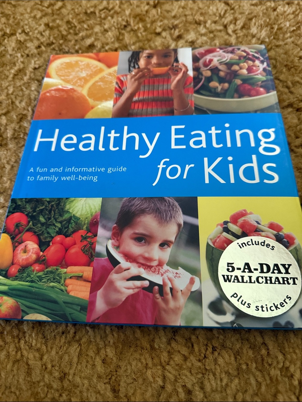 Igloo Kids Healthy Eating Board Book - Blue, Yellow, Red, Green